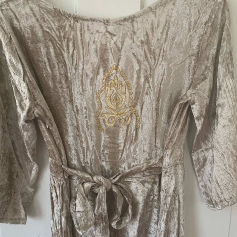 Anthropologie RAGA Romantic Visions Velvet Dress - Picture 5 of 8